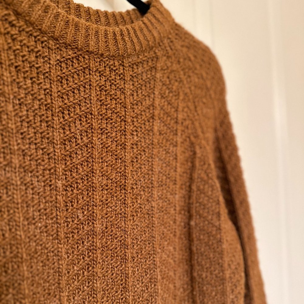 H&M Chevron Sweater (Brown - Size XS)